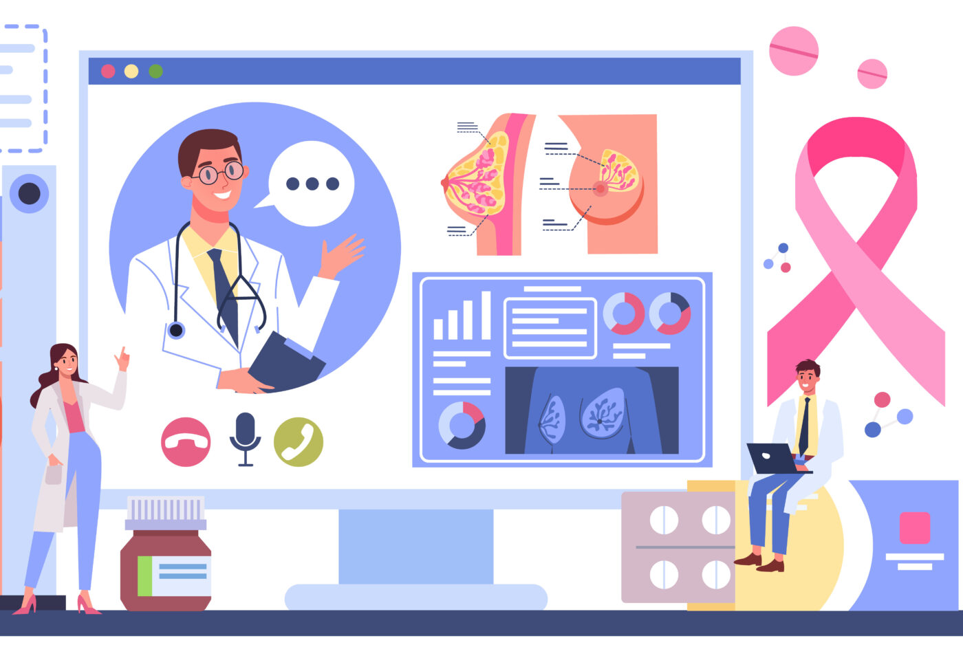 Рак груди - рак молочной железы: причины, симптомы и лечение